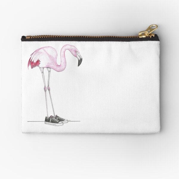 Item preview, Flamingo in No-tie Low Tops designed and sold by JimsBirds.