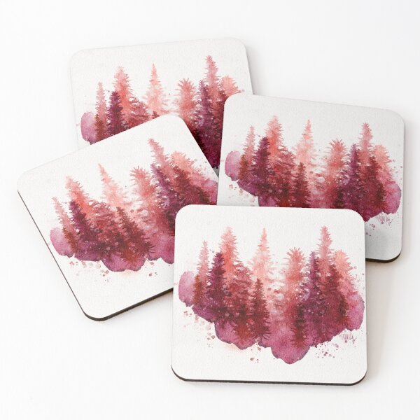 Item preview, Forest in bordeaux, orange, violet designed and sold by christianmerz.