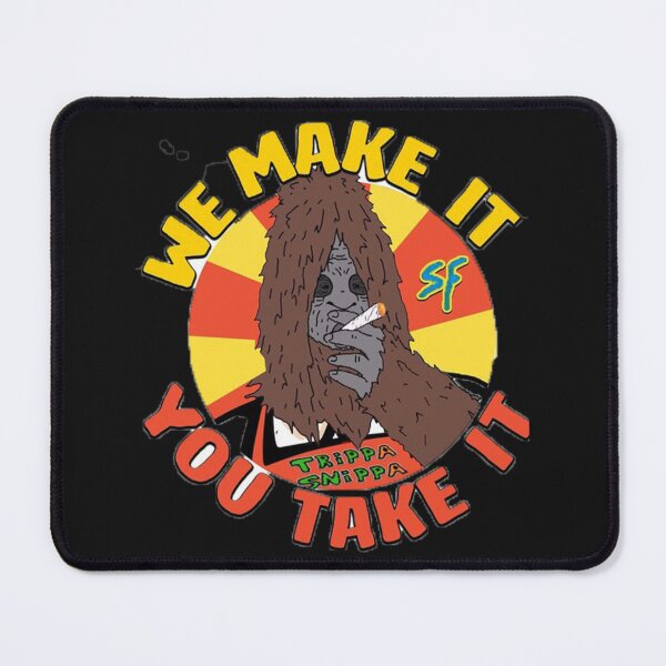 Item preview, We Make It You Take It Sassy Foods The Big Lez Show T-Shirt Mask Sticker & More Sticker designed and sold by J Electro AI Art.