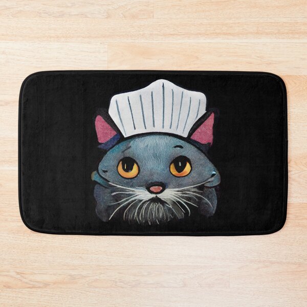 Item preview, Cat Making Biscuits Chef Kitty Baker designed and sold by MythicPrompts.