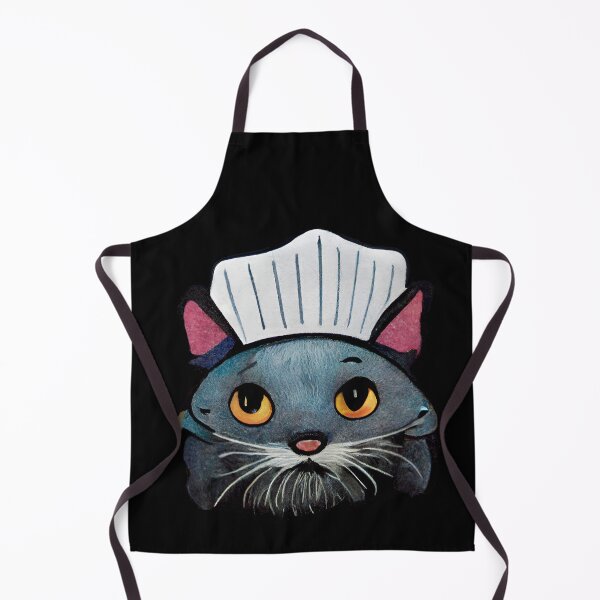 Item preview, Cat Making Biscuits Chef Kitty Baker designed and sold by MythicPrompts.