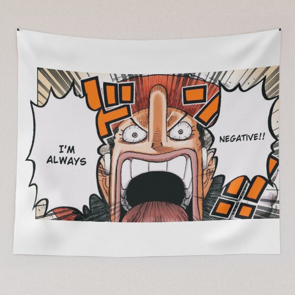 Item preview, Usopp - I'm always negative meme designed and sold by Joejo19.