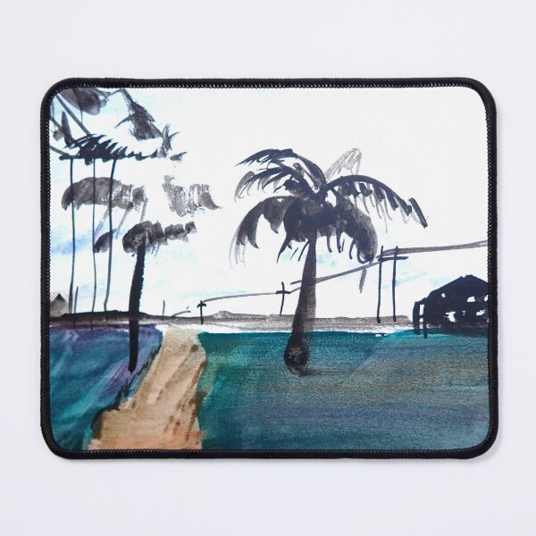 Item preview, South Padre Beach Watercolor Painting designed and sold by julyperson.