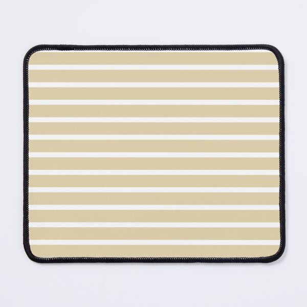 Item preview, Desert Sand Brown And White Horizontal Stripes designed and sold by burbankdesigns.