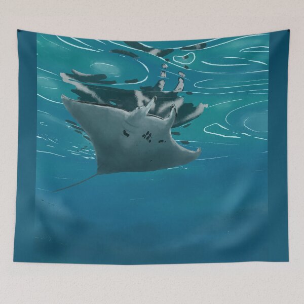 Item preview, Manta Ray yaR atnaM designed and sold by jk-bees.