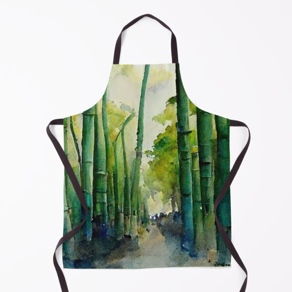 Item preview, A forest of bamboo watercolor designed and sold by etherElric.