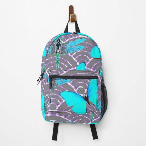 Item preview, BLUE DRAGONFLIES DRAGONFLIES GREY COLOR ART designed and sold by sharlesart.