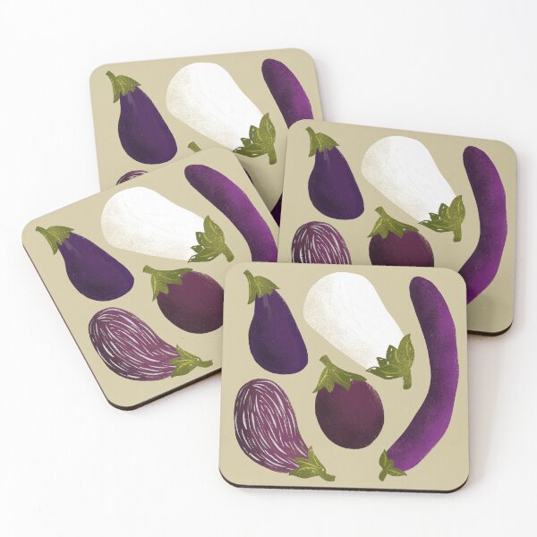 Item preview, Eggplants  designed and sold by Meredith Ann.