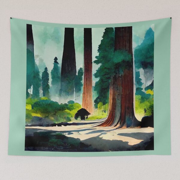 Item preview, A trail through sequoias designed and sold by etherElric.
