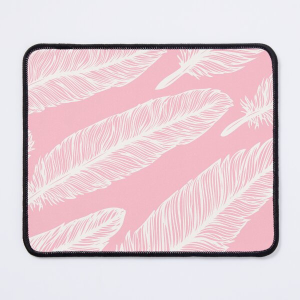 Item preview, white feathers with pink background designed and sold by AI ART Studio.
