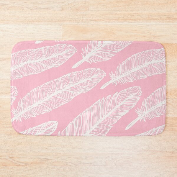 Item preview, white feathers with pink background designed and sold by AI ART Studio.