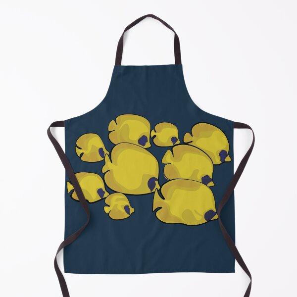 Item preview, Minimalist School of Masked Butterfly Fish designed and sold by InkLayer.