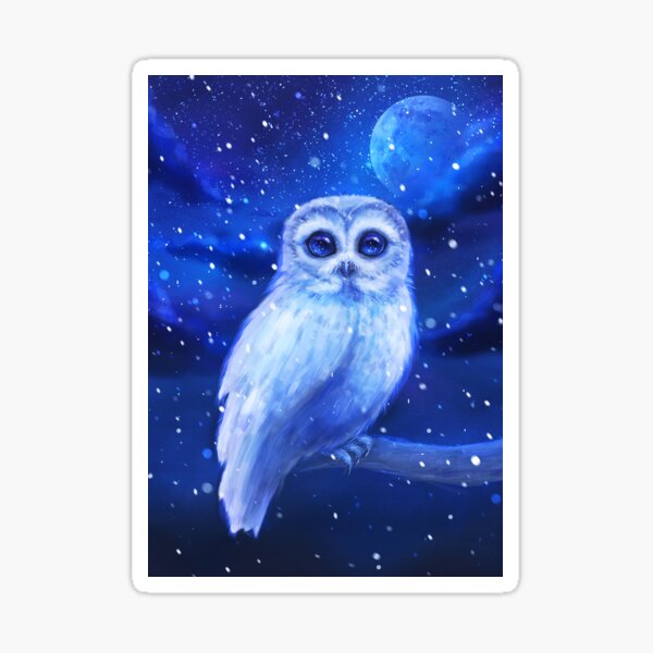Winter owl Sticker