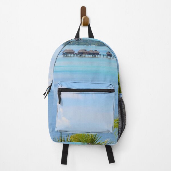 Item preview, Bora Bora sailboats and bungalows - WelshDesigns designed and sold by welshdesigns.