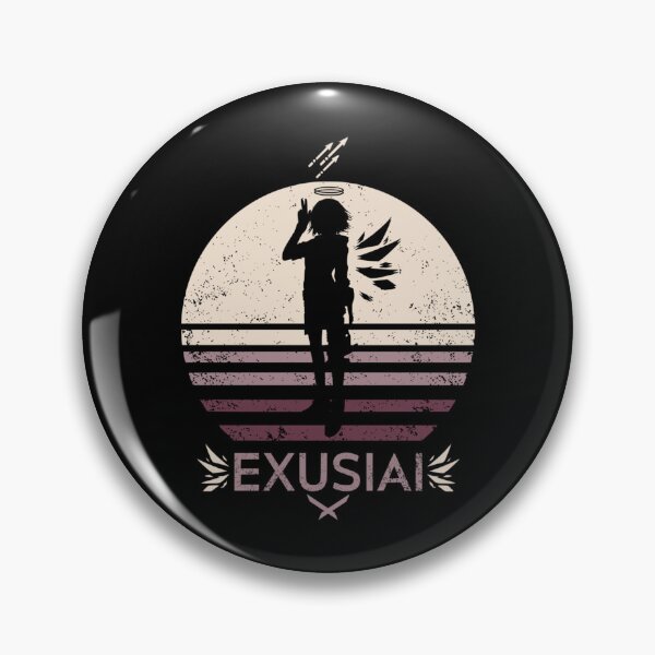 Item preview, Exusiai from Arknights Silhouette with Distressed Sunset Background employee of the Penguin Logistic designed and sold by cyberramen.