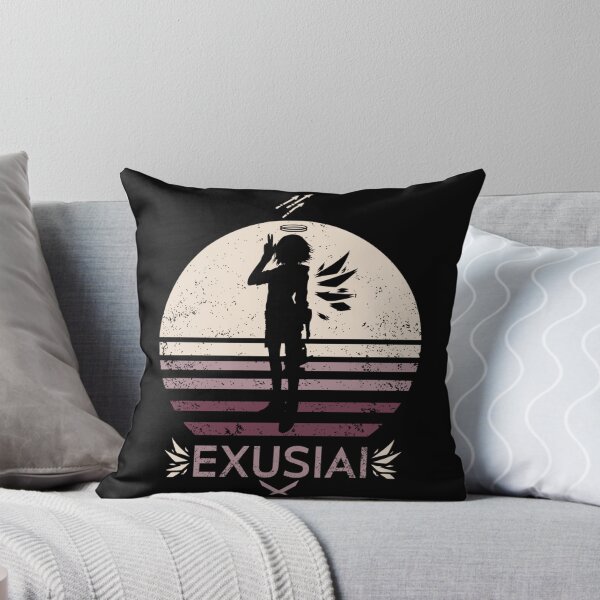 Item preview, Exusiai from Arknights Silhouette with Distressed Sunset Background employee of the Penguin Logistic designed and sold by cyberramen.