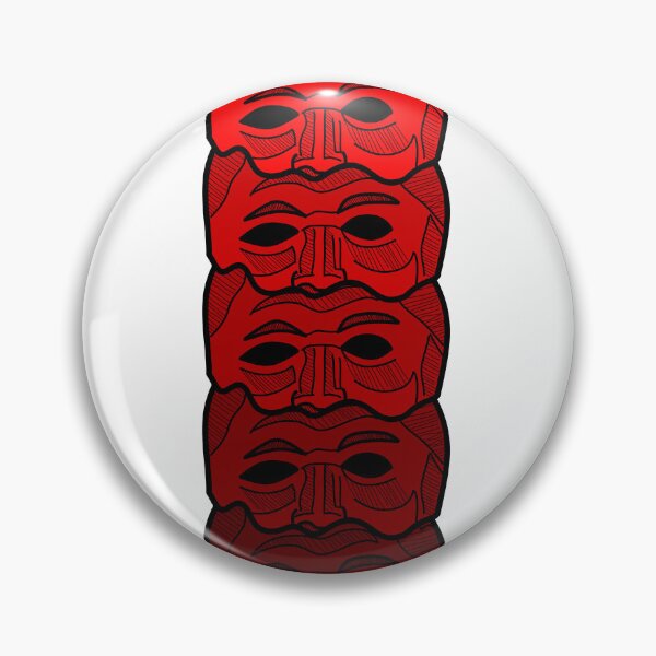 Item preview, Interesting abstract design made of red faces designed and sold by my-drawings.