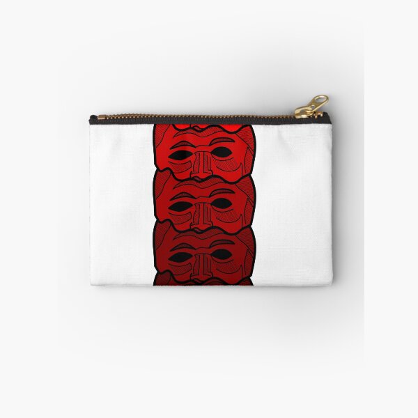 Item preview, Interesting abstract design made of red faces designed and sold by my-drawings.