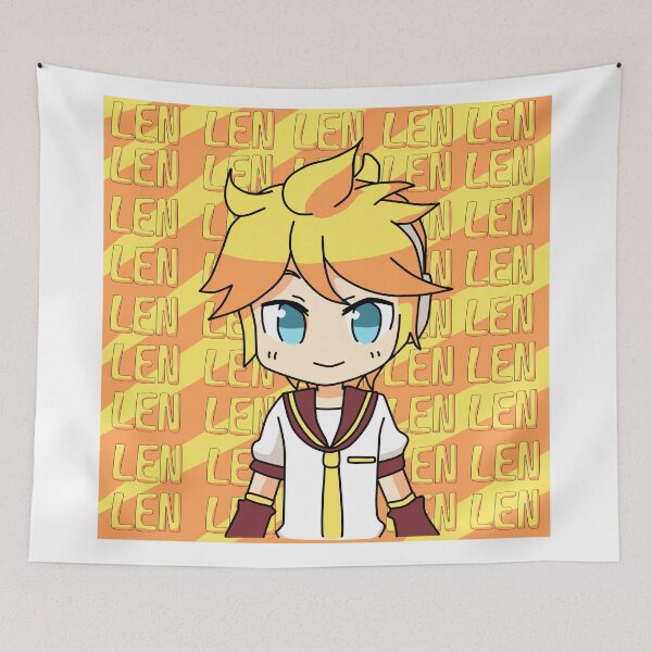 Artikelvorschau, Len Kagamine - Chibi - "Len" Hintergrund entworfen und verkauft von realolawliet.