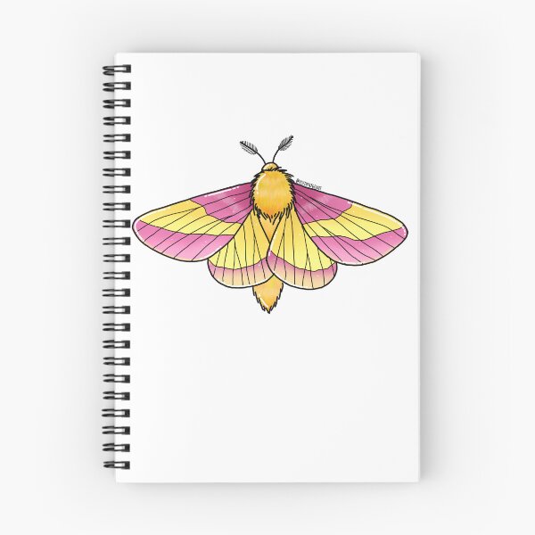 Item preview, Rosy Maple Moth Digital Design  designed and sold by vividpaigesart.