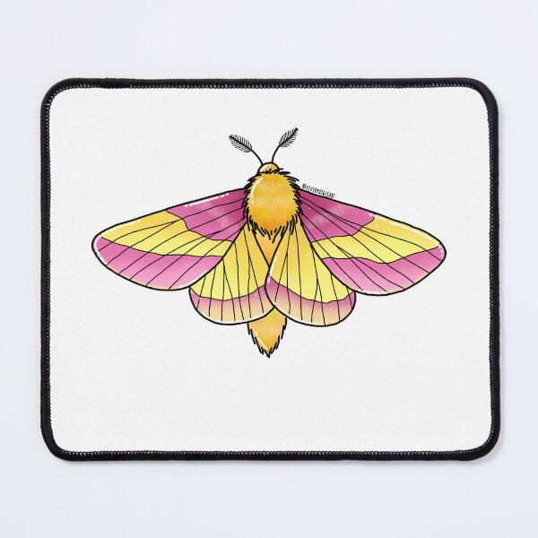 Item preview, Rosy Maple Moth Digital Design designed and sold by vividpaigesart.