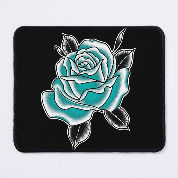 Item preview, Teal Rose Tattoo designed and sold by SevenRelics.