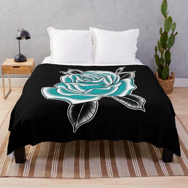 Item preview, Teal Rose Tattoo designed and sold by SevenRelics.