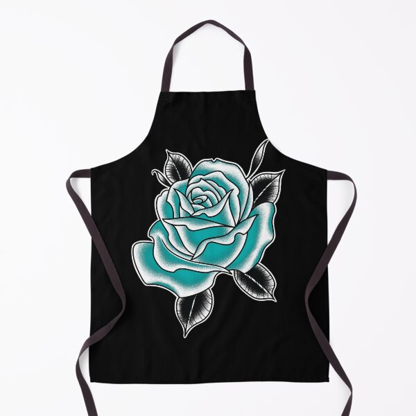 Item preview, Teal Rose Tattoo designed and sold by SevenRelics.