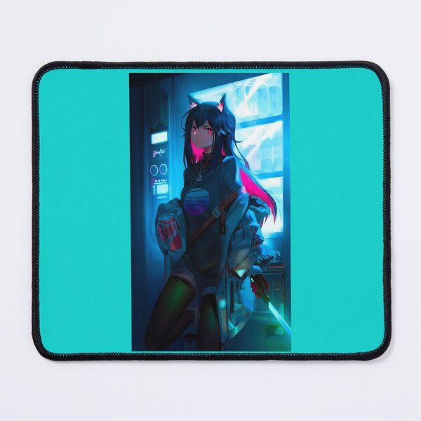 Item preview, Neon Texas with soda Arknights designed and sold by cyberramen.