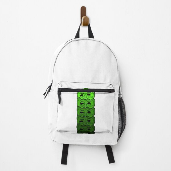 Item preview, Interesting abstract design made of green faces designed and sold by my-drawings.