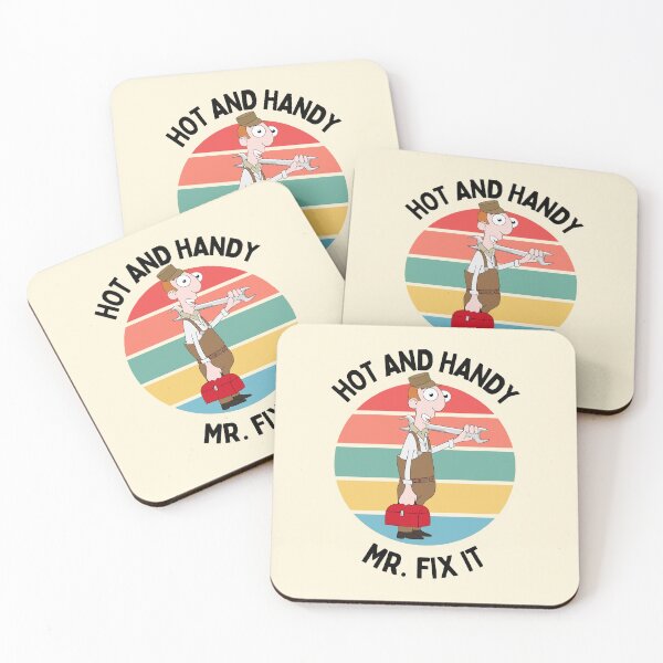 Item preview, Hot and Handy Mr. Fix It. designed and sold by FunnyFactDesign.