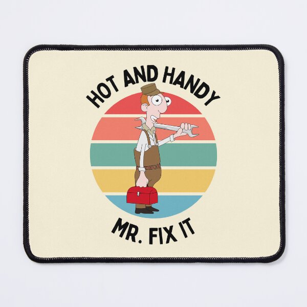 Item preview, Hot and Handy Mr. Fix It. designed and sold by FunnyFactDesign.