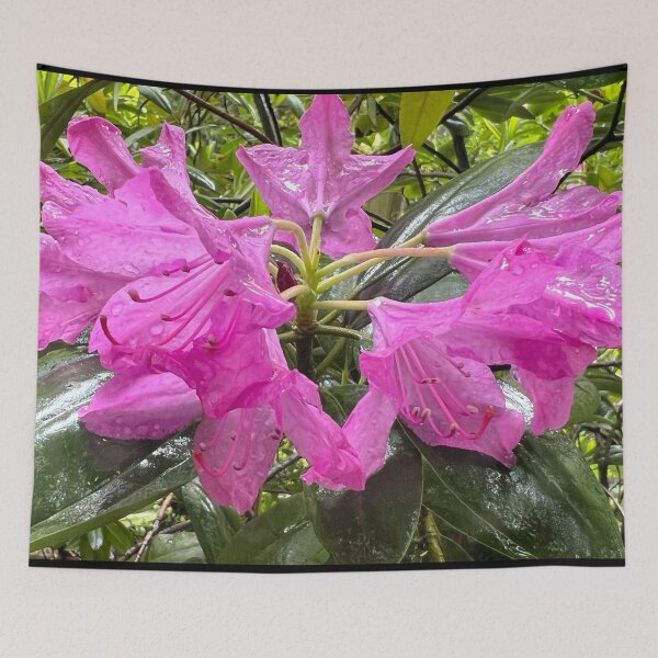 Item preview, Summer Pink Rhododendron Riot in the Rain designed and sold by Photomersion.
