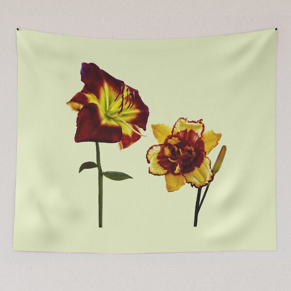 Item preview, Two Daylilies having a Chat designed and sold by Susan Savad.