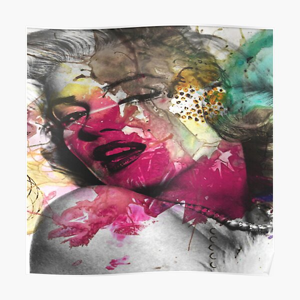 “Marilyn Monroe graffiti art” Poster for Sale by Mikaola | Redbubble