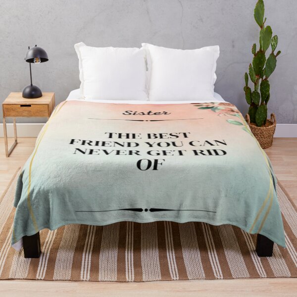Item preview, Sisters Day|Sibling Love|Frendship Day|Funny Sisters Day Quote designed and sold by The Glasses Girl.