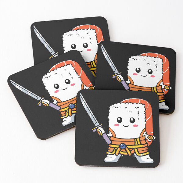 Item preview, Cute Sushi Japanese Samurai designed and sold by ThisIsMugLife.