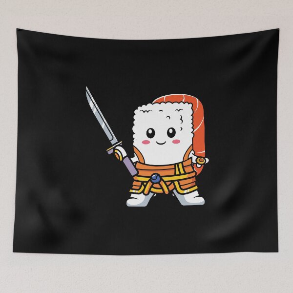 Item preview, Cute Sushi Japanese Samurai designed and sold by ThisIsMugLife.