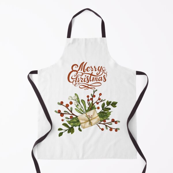 Item preview, Merry Christmas Watercolor Holly Berry and Letters designed and sold by silviaol.