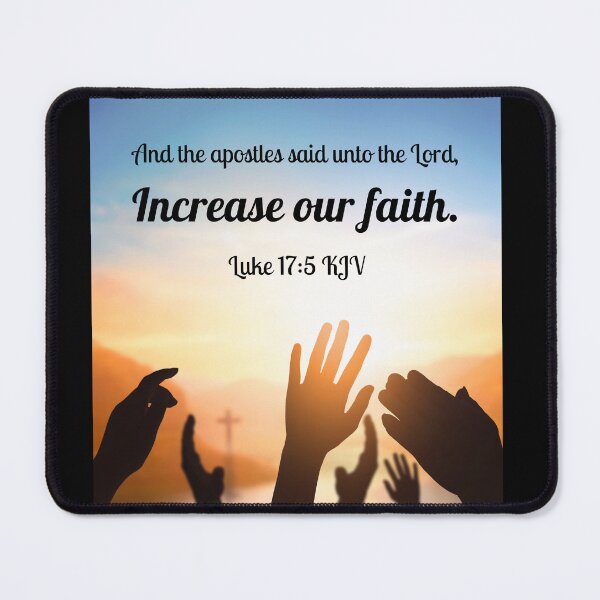 Item preview, Luke 17:5 King James Version Bible Verse designed and sold by Caregiverology.