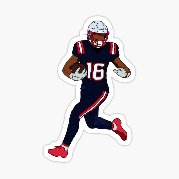 Jakobi Meyers  Sticker for Sale by Belladdesigns