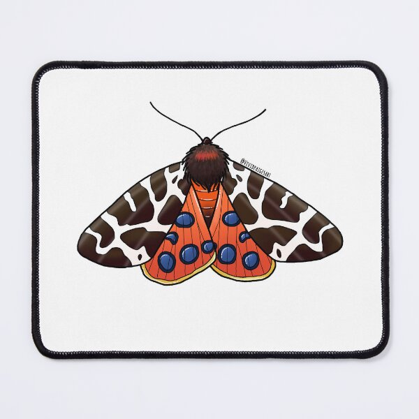 Item preview, Garden Tiger Moth Digital Design designed and sold by vividpaigesart.