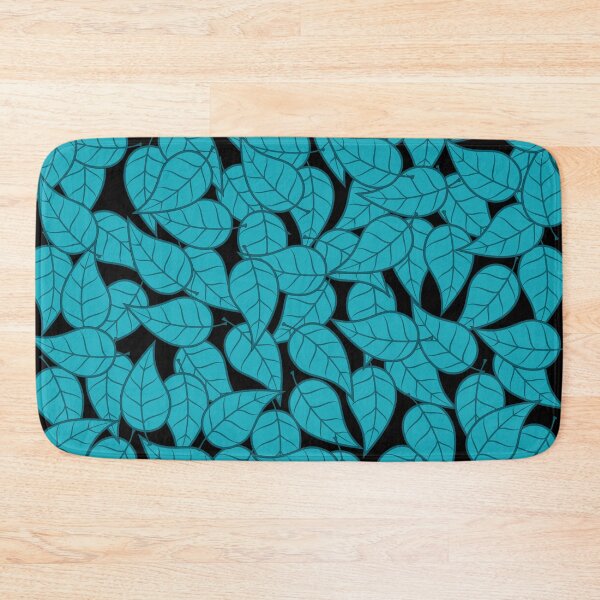 Item preview, Happy Turquoise Leaves designed and sold by janraydesigns.