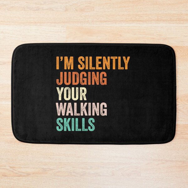 Item preview, I'm Silently Judging Your Walking Skills T Shirt, Funny Cool Walking Lovers Mens Womens Girls Birthday Christmas Gift Idea designed and sold by xlnv.