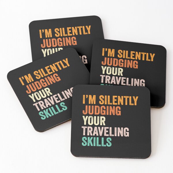 Item preview, I'm Silently Judging Your Traveling Skills T Shirt, Funny Cool Traveling Lovers Mens Womens Girls Birthday Christmas Gift Idea designed and sold by xlnv.