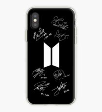 BTS ARMY BEYOND THE SCENE SIGNATURES - BLACK iPhone Case