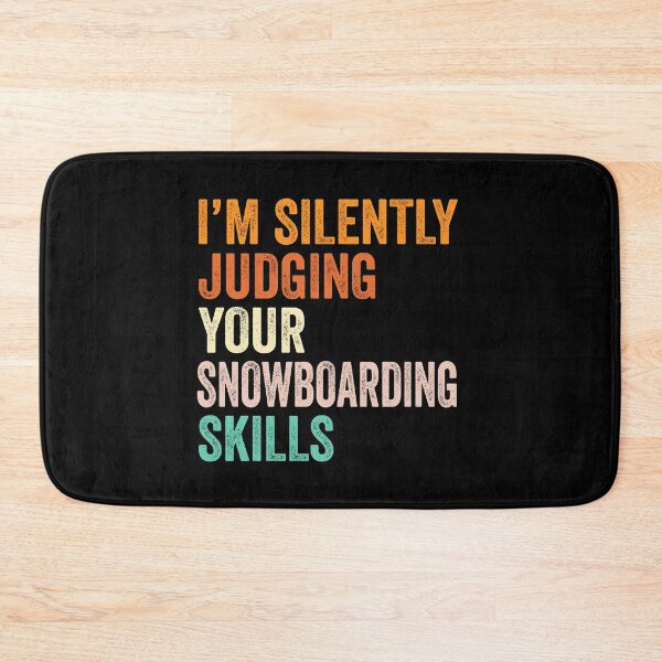 Item preview, I'm Silently Judging Your Snowboarding Skills T Shirt, Funny Cool Snowboarding Lovers Mens Womens Girls Birthday Christmas Gift Idea designed and sold by xlnv.