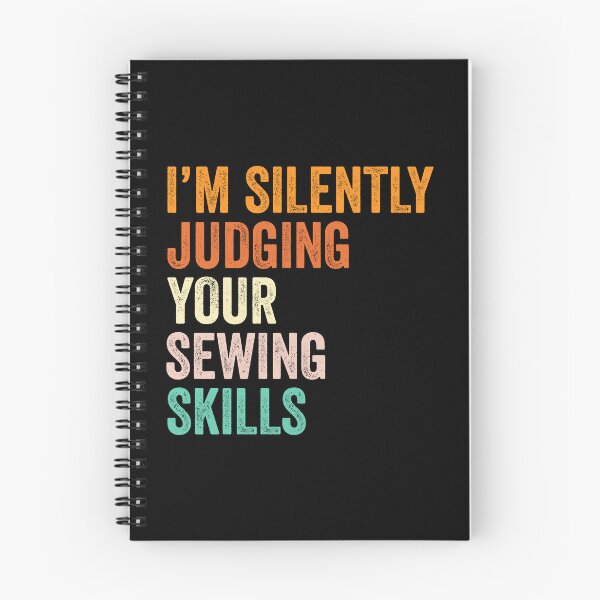 Item preview, I'm Silently Judging Your Sewing Skills T Shirt, Funny Cool Sewing Lovers Mens Womens Girls Birthday Christmas Gift Idea designed and sold by xlnv.