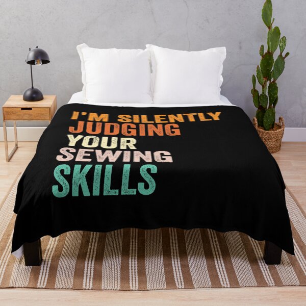 Item preview, I'm Silently Judging Your Sewing Skills T Shirt, Funny Cool Sewing Lovers Mens Womens Girls Birthday Christmas Gift Idea designed and sold by xlnv.