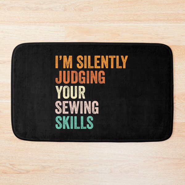 Item preview, I'm Silently Judging Your Sewing Skills T Shirt, Funny Cool Sewing Lovers Mens Womens Girls Birthday Christmas Gift Idea designed and sold by xlnv.